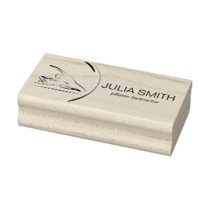 Pilates Mermaid zum Reformer Gummistempel