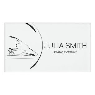 Pilates Mermaid zum Reformer Namenschild