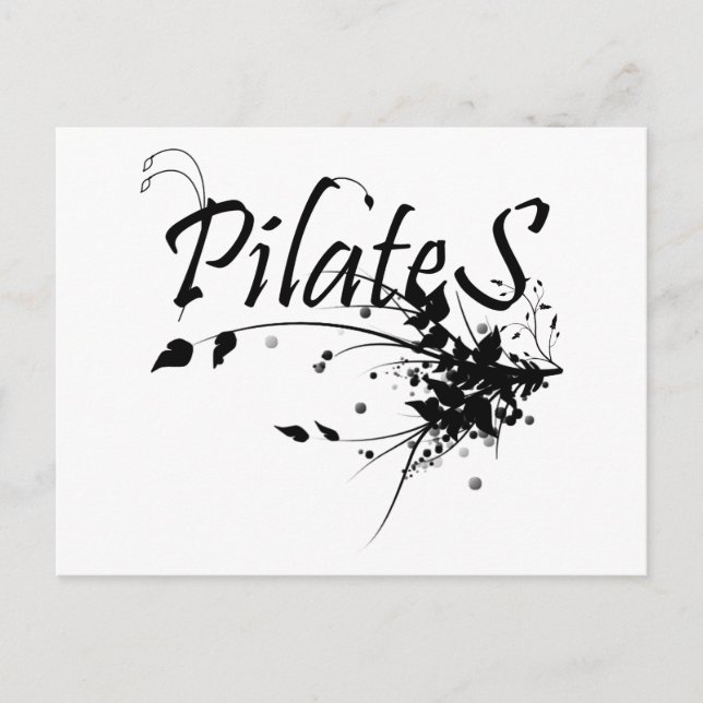 Pilates Method Fan! Pilates Art Postkarte (Vorderseite)