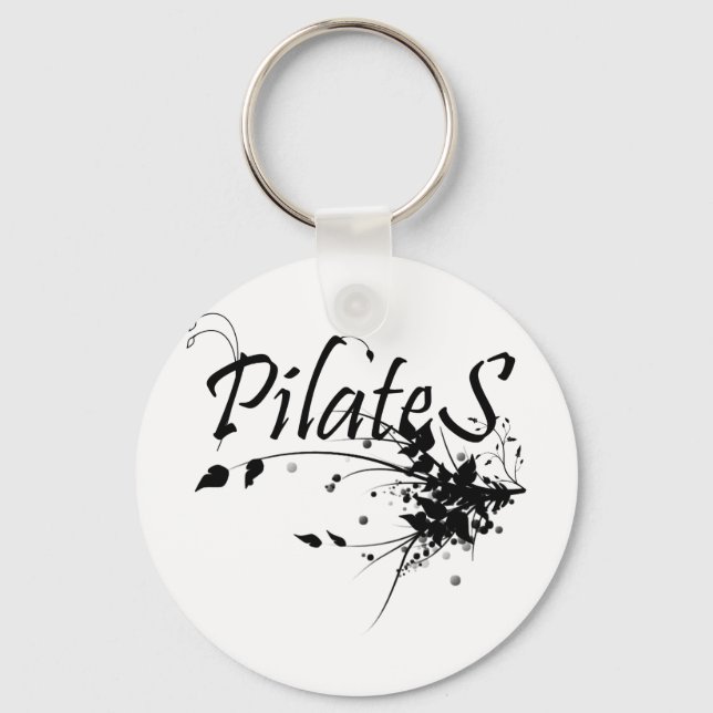 Pilates Method Fan! Pilates Art Schlüsselanhänger (Vorderseite)