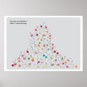 Pilates mit beweglicher Technologie Leinwand Poster