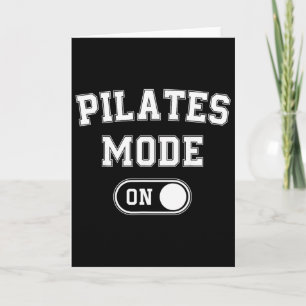 Pilates-Modus Ein Lustiges Geschenk für Instructor Karte