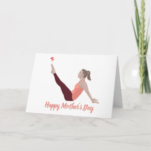 Pilates Mother's Day Card Karte