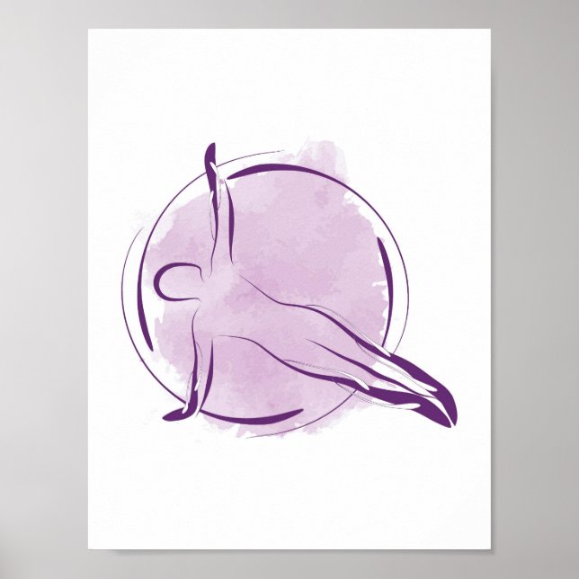 Pilates Pose Poster (Vorne)