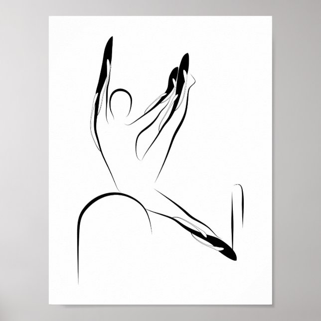 Pilates Pose Poster (Vorne)
