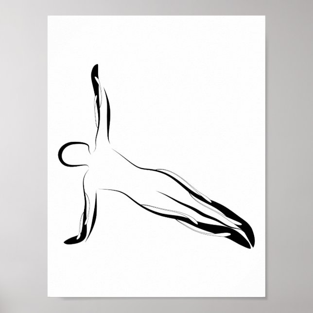 Pilates Pose Poster (Vorne)