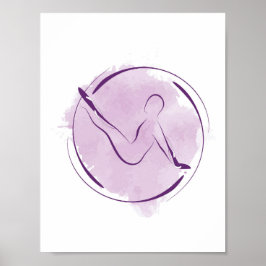 Pilates Pose Poster