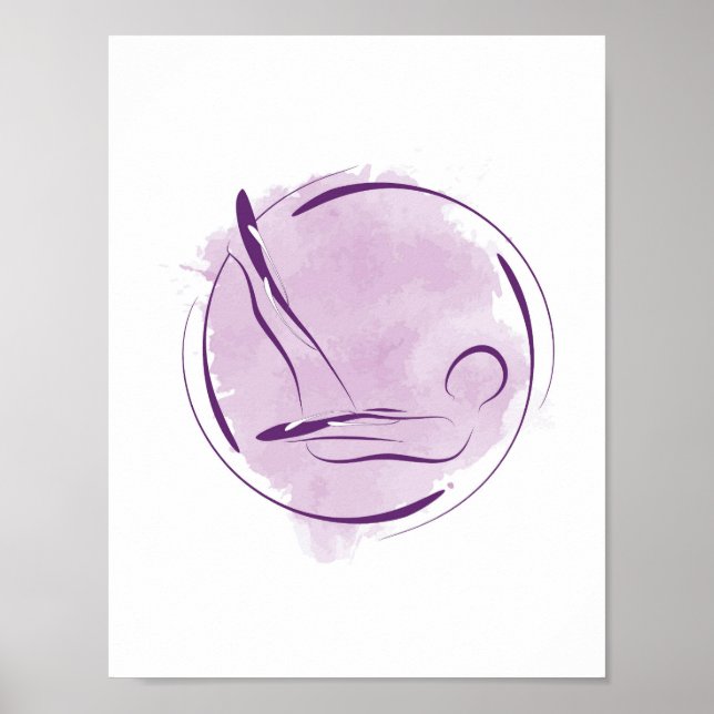 Pilates Pose Poster (Vorne)