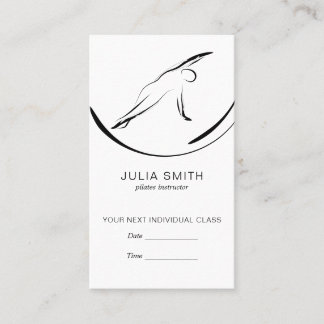 Pilates Pose Side Bend Terminkarte