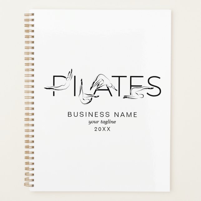 Pilates-Posen in Pilates Word Planer (Vorderseite)