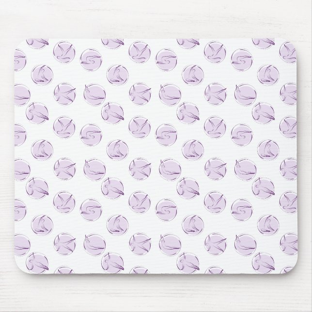 Pilates-Posen Mousepad (Vorne)