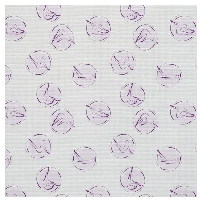 Pilates-Posen Stoff (Muster)