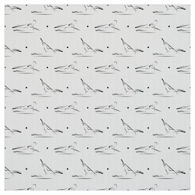 Pilates-Posen Stoff (Muster)