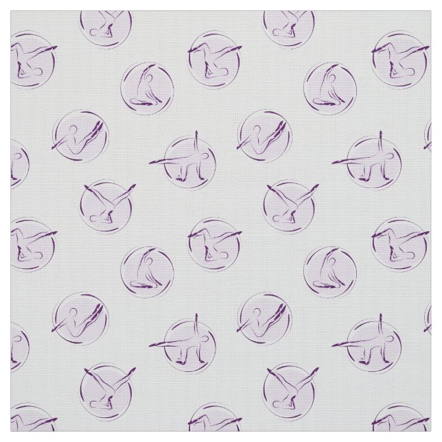 Pilates-Posen Stoff (Muster)