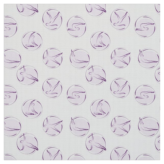 Pilates-Posen Stoff (Muster)