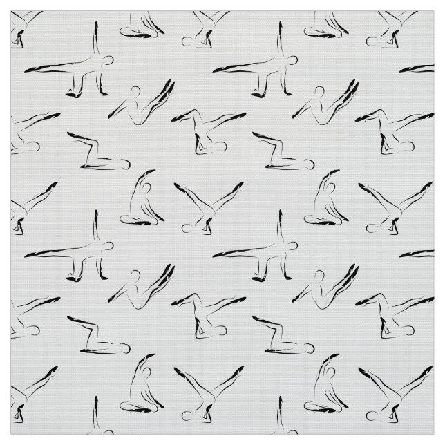 Pilates-Posen Stoff (Muster)