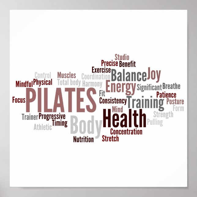PILATES Poster (Vorne)