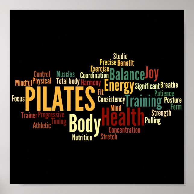 PILATES Poster (Vorne)