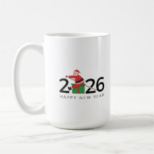 Pilates Santa Frohes Neues Jahr Kaffeetasse