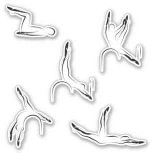 Pilates Scrapbook Stationery Stickers Aufkleber