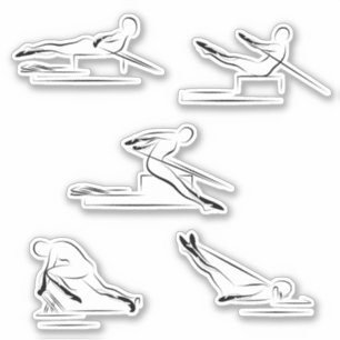 Pilates Scrapbook Stationery Stickers Aufkleber