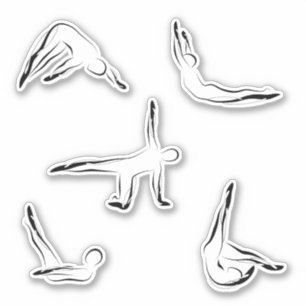 Pilates Scrapbook Stationery Stickers Aufkleber