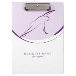 Pilates Side Bend Pose | Farbe Klemmbrett