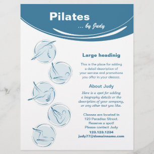 Pilates-Studio Flyer