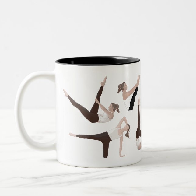 Pilates-Tasse Zweifarbige Tasse (Links)