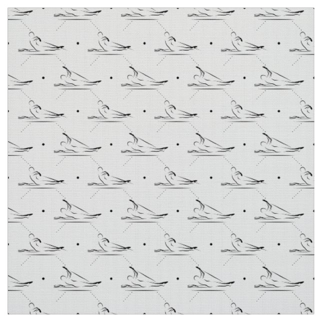 Pilates-Übungsmuster Stoff (Muster)