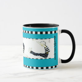 "pilates und Kaffee" Tasse