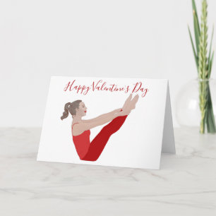 Pilates Valentine's Day Card Karte