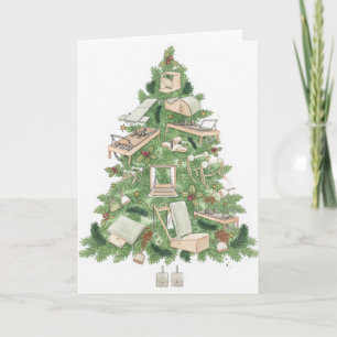 Pilates-Weihnachtsbaum Karte