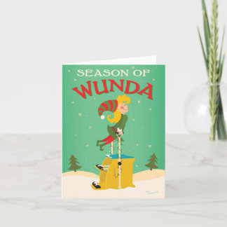 Pilates-Weihnachtskarte - Jahreszeiten der Wunda Feiertagskarte
