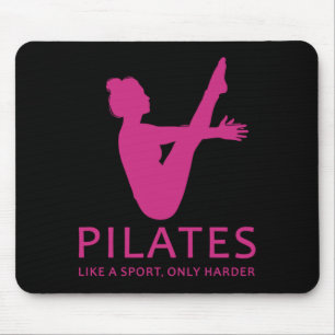 Pilates wie ein Sport nur härter lustige Controlog Mousepad