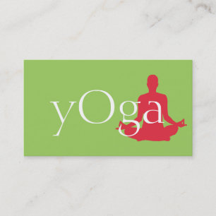 Pilates, Yoga Instructor Meditation, spirituelle Visitenkarte