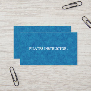 Pilates Yoga Instructor Teacher Business Card Visitenkarte
