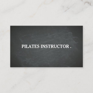 Pilates Yoga Instructor Teacher Business Card Visitenkarte