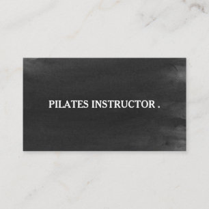 Pilates Yoga Instructor Visitenkarte