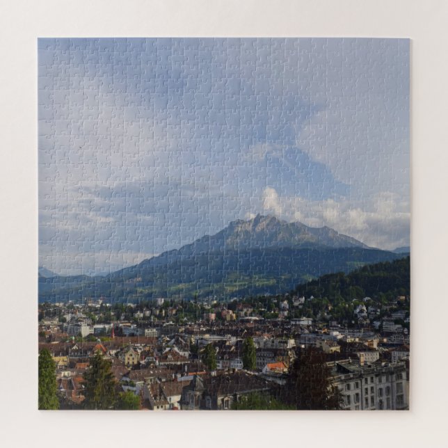 Pilatus Luzern Schweiz - 20x20 - 676 Stk. Puzzle (Vertikal)
