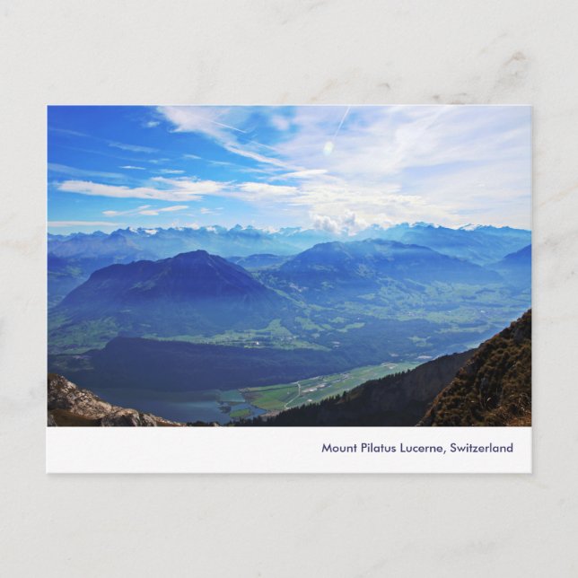 Pilatus, Luzern, Schweiz Postkarte (Vorderseite)