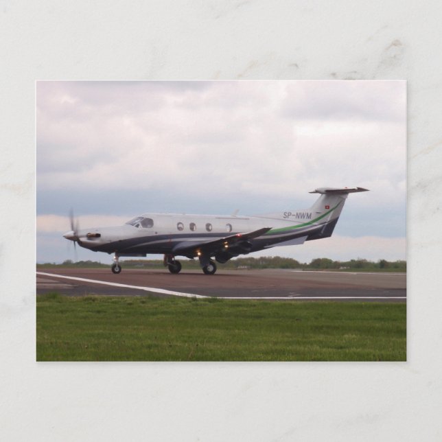 Pilatus PC 12 SP-NWM Postkarte (Vorderseite)