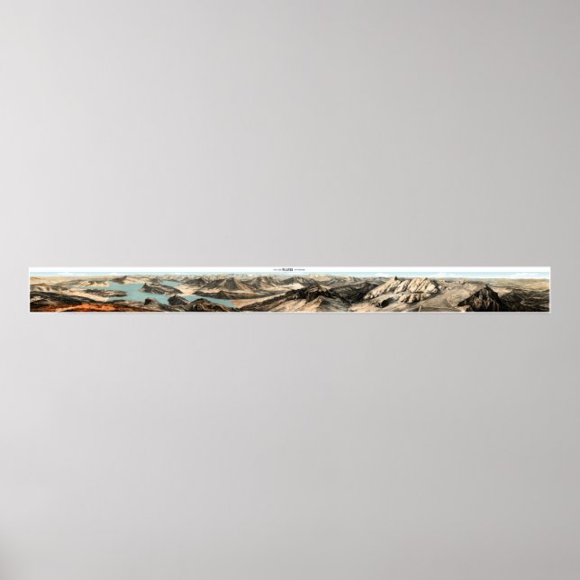 PILATUS Swiss Alps 360° Panorama Poster (Vorne)