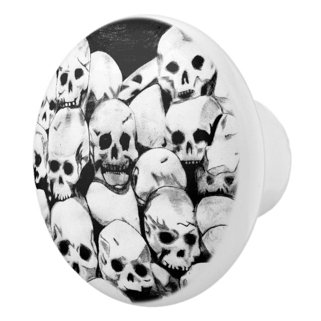 Pile-O-Skulls Keramikknauf (Rechts)