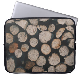 Pile von Braunwäldern Laptopschutzhülle