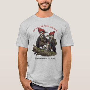 Pileated Family Explorers: Natur-Abenteuer-T-Shirt T-Shirt