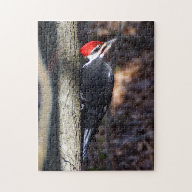 Pileated Specht-Puzzlespiel Puzzle (Vertikal)