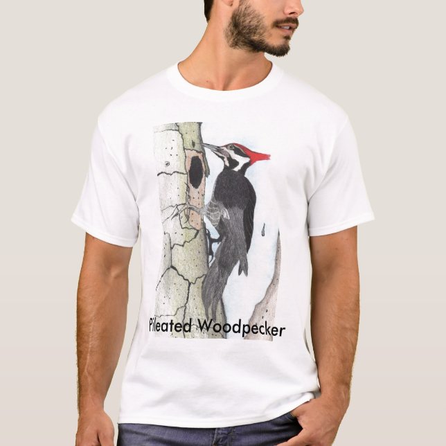 Pileated Specht T-Shirt (Vorderseite)