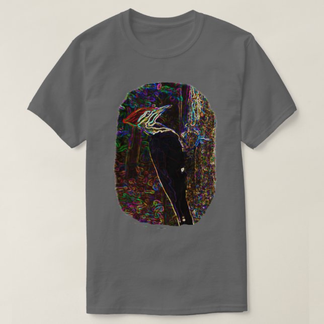 PILEATED WOODPECKER T-Shirt (Design vorne)