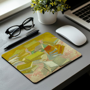 Piles französischer Romane   Vincent Van Gogh Mousepad